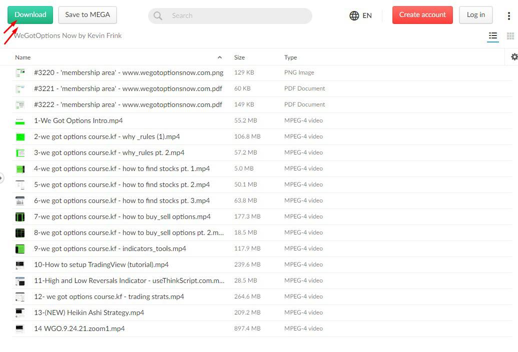 you can download all the courses as a ZIP file
