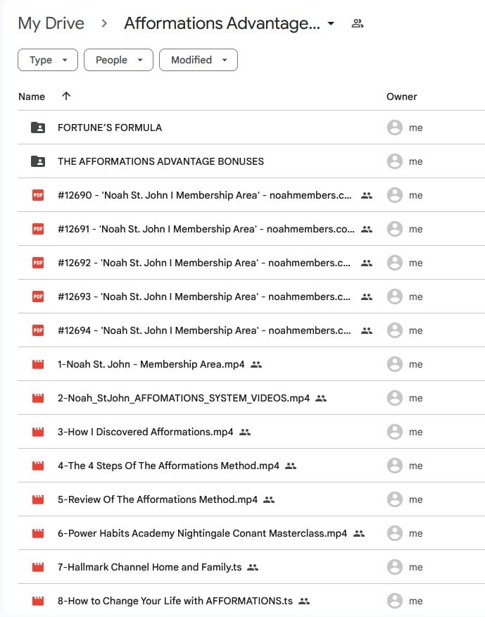 afformations advantage + fortune’s formula by noah st. john