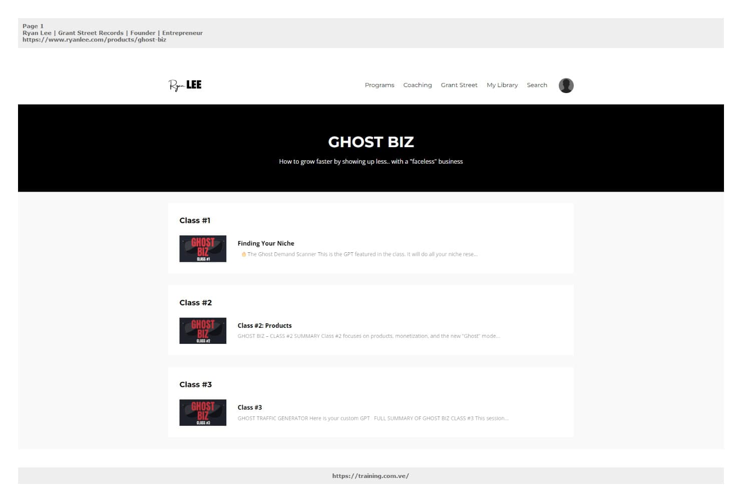 Your Ghost Biz Faceless Mastermind by Ryan Lee - Image 2